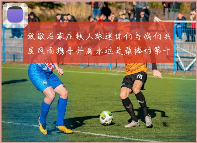 致敬石家庄铁人球迷你们与我们共度风雨携手并肩永远是最棒的第十二人
